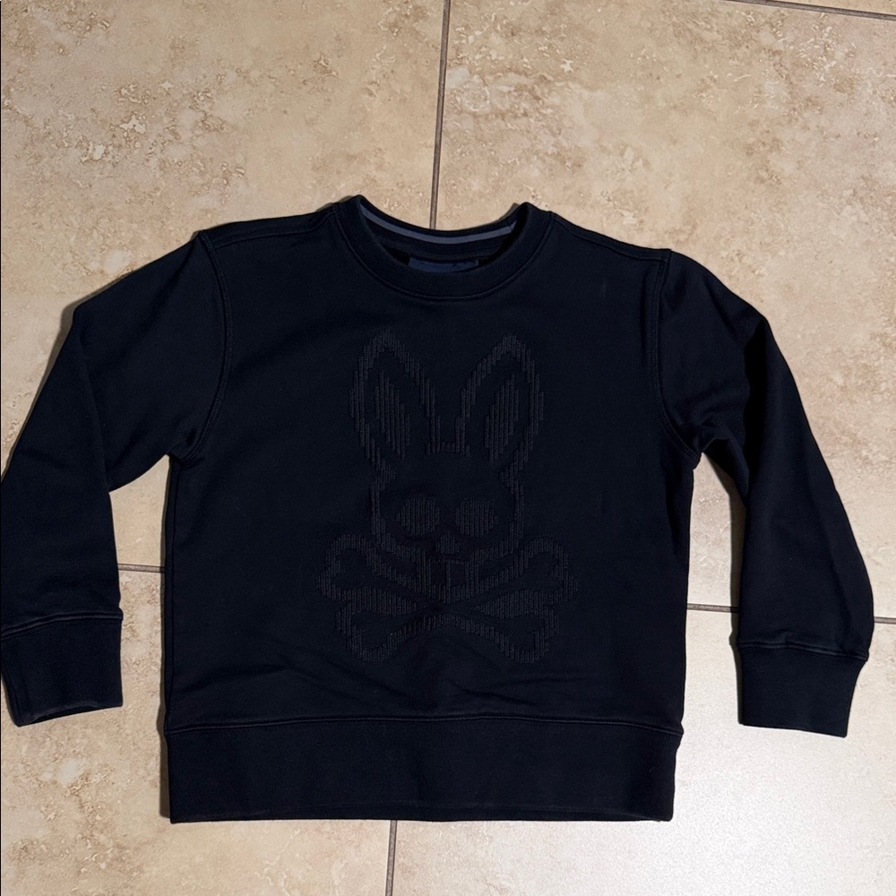 Psycho Bunny Black Kids Sweatshirt